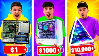 Brothers Use Cheap vs Expensive Gaming PCs To Play Fortnite! ($1 vs $10,000)