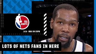 Lot of Nets fans in here - Kevin Durant on 'Brooklyn' chants at MSG | NBA on ESPN