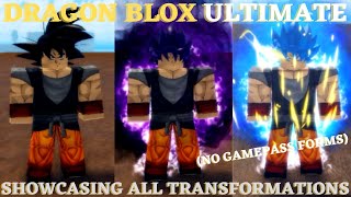 Roblox Dragon Blox Ultimate Showcasing All Transformations (No Gamepass Forms)