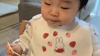 【朝ライブ離乳食】#shorts #赤ちゃん #baby #Baby #嬰兒 #sayang #बच्चा #طفل #아기 #bebê #малыш #ที่รัก #хүүхэд #あかちゃん