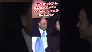 James Gandolfini's last ever interview... he died unexpectedly the  next day.