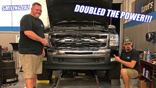 We DOUBLED The Horsepower On Laz's 200,000 Mile Work Truck!!! It Full Blown RIPS Now!
