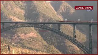 Vande Bharat Train Crosses World's Highest Railway Bridge In First Trial Run On Jammu-Srinagar Route