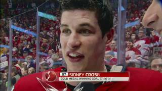 Team Canada - Golden Goal and Crosby's On-Ice Interview