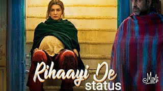 Rihaayi De status song | Mimi | Kriti Sanon, Pankaj Tripathi | @A. R. Rahman  | Amitabh B break2up