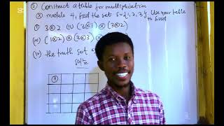 Modulo arithmetic table