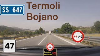 I - SS647+SS647dir/A Fondo Valle del Biferno - Tratto Termoli-Vinchiaturo😎