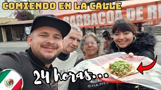 24 horas comiendo en las calles de México con mi mamá y Don Manolo. @MichelCronicas