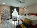 🔥The Peak @ Bandar Putra Kulai Double Storey Cluster Endlot 75x70 Renovated Furnished G&G