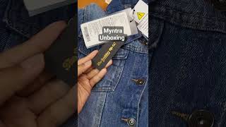 Denim jacket from Myntra #myntra #roadster #unboxing #shortsvideo #jacket #tripura #2023