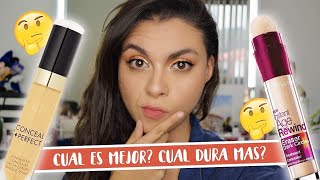 🏆DUELO DE CORRECTORES 💪🏻 Milani Conceal vs. Maybelline Age Rewind 🤔 Cuál es mejor? | KAREN GUP