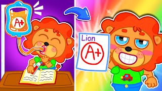 Pequeño Leon | Bebida saludable para el cerebro | Dibujos animados | Video Para Niños