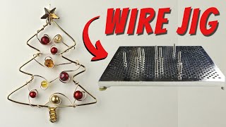 Wire Jig Christmas Tree Ornament DIY Tutorial