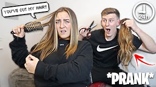 PRANKING MY LITTLE SISTER FOR 24 HOURS!! *awful idea*
