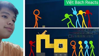 Việt Bách Reacts | Animation vs. Minecraft Shorts Mùa 1 (Phần 1)