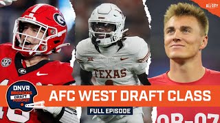 How Bo Nix and the 2024 Broncos Draft Class stacks up with the rest of the AFC W