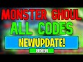 New Monster Ghoul Codes | Roblox Monster Ghoul Codes (July 2024)