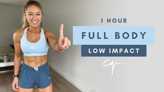 1 Hour FULL BODY WORKOUT at Home | Low Impact & No Jumping