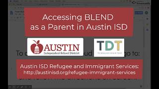 Parent BLEND Access in AISD: Dari