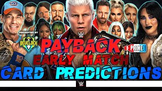 WWE Payback 2025 - Match Card Predictions | Bevelock