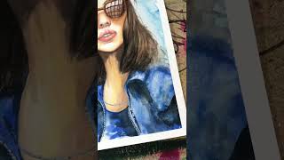 Portrait Painting | painting with jellygouache #100headschallenge