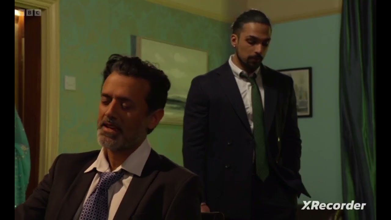 EastEnders: Nish Panesar Punches Ravi Gulati (18th April 2023) - YouTube