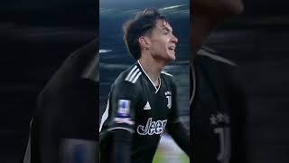 Matias Soulé first goal with Juventus 🇦🇷⚪⚫