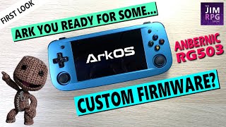 Anbernic RG503 Custom Firmware | ArkOS - Game Perf, Screenscraper, Screensaver, Preinstalled Themes