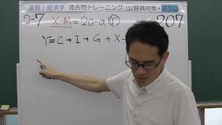 207 試験攻略入門塾　速習！経済学　過去問トレーニング（公務員対策・マクロ）