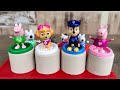 Paw Patrol Rescue | Paw Patrol Toys Chase and Skye save Peppa Pig and her friends from kinetic sand