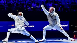 Challenge International de Paris (CIP) 2022 - USA vs Russia Men’s Foil Team Fencing World Cup BRONZE