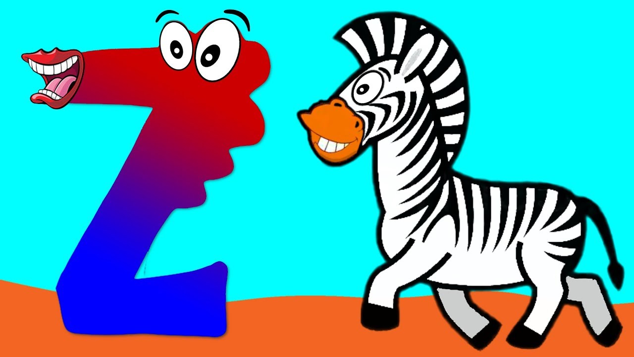 Learn The Alphabet Animals - Letter Z - ZEBRA - YouTube