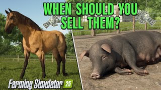 A GUIDE TO… HORSES \u0026 PIGS (SELLING) ON FARMING SIMULATOR 25!!