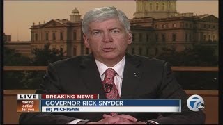 Governor Snyder discusses Chapter 9 bankruptcy filing