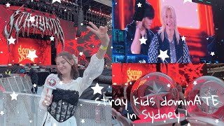 [STAY VLOG] stray kids dominATE tour in Sydney ✦ ‧₊˚ ⋅