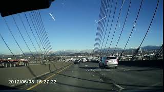 Alex Fraser bridge ice bombs feb 19 2018