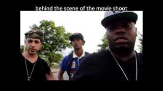 ROCKBOY G'z  FLY TY  behind scenes of movie shoot