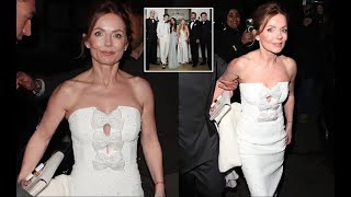 Geri Horner attends Victoria Beckham's 50th party without husband after Red Bull saga