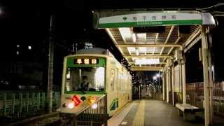 東京の路面電車 夜の都電荒川線をPENTAX K-3で撮影　Toden Arakawa Line in the night