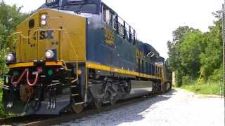 CSX 3055 Leads CSX K457-05 w/ Engineer Hank Bray in Wauhatchie, TN