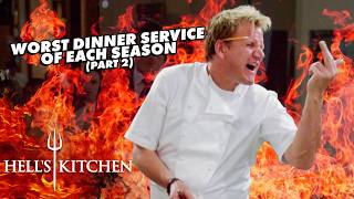 The Worst Dinner Service From Each Season in Hell's Kitchen Pt. 2