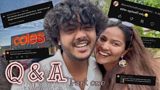 Questions and Answers Part 01 | අහපු ප්‍රශ්න වලට මෙන්න උත්තර 🤓🫢 | Bithum and Ashii