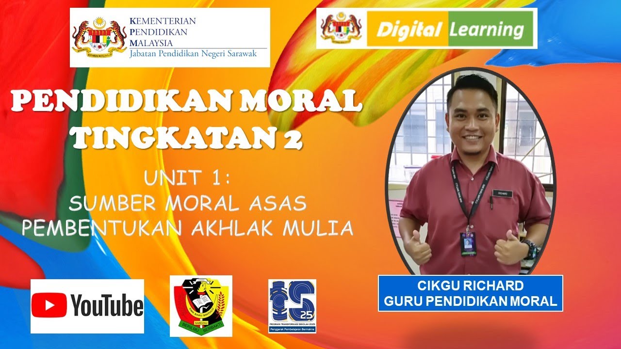 PENDIDIKAN MORAL TINGKATAN 2 : UNIT 1 SUMBER MORAL ASAS PEMBENTUKAN ...