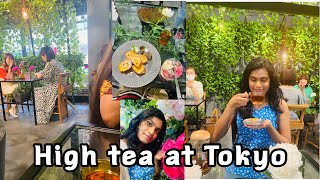 High tea at Tokyo!☕️Minami Aoyama flower market🌹/Day in the life/Travel with lihini