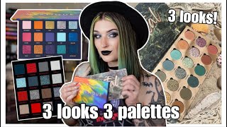 3 Looks 3 Palettes!! | Alter Ego Mystique, Wicked Widow The Crow, Simply Posh Co