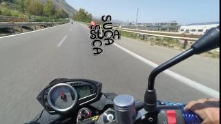 z750 VS Suzuki GSR 600 - CRASH VIDEO