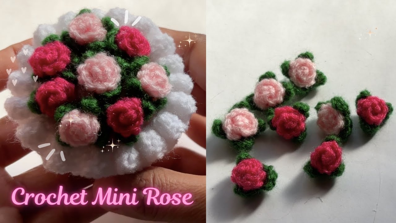 рџњ How To Crochet Mini Roseрџњ Easy Tutorial For Beginners Step By Stepрџ ђ