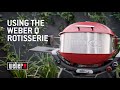 Using the Weber Q Rotisserie