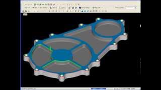 SURFCAM Tutorial - 2-Axis: Chamfer and Corner Radius Milling