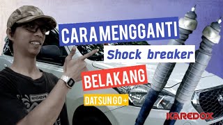 Cara mengganti shock breaker belakang datsun go plus